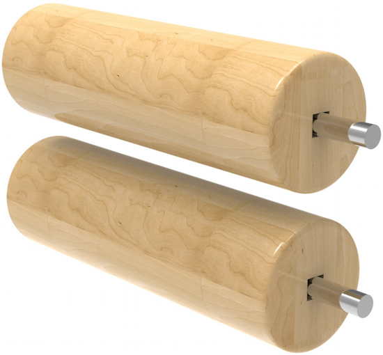 7. Build Hard Wood Rollers For Your Press